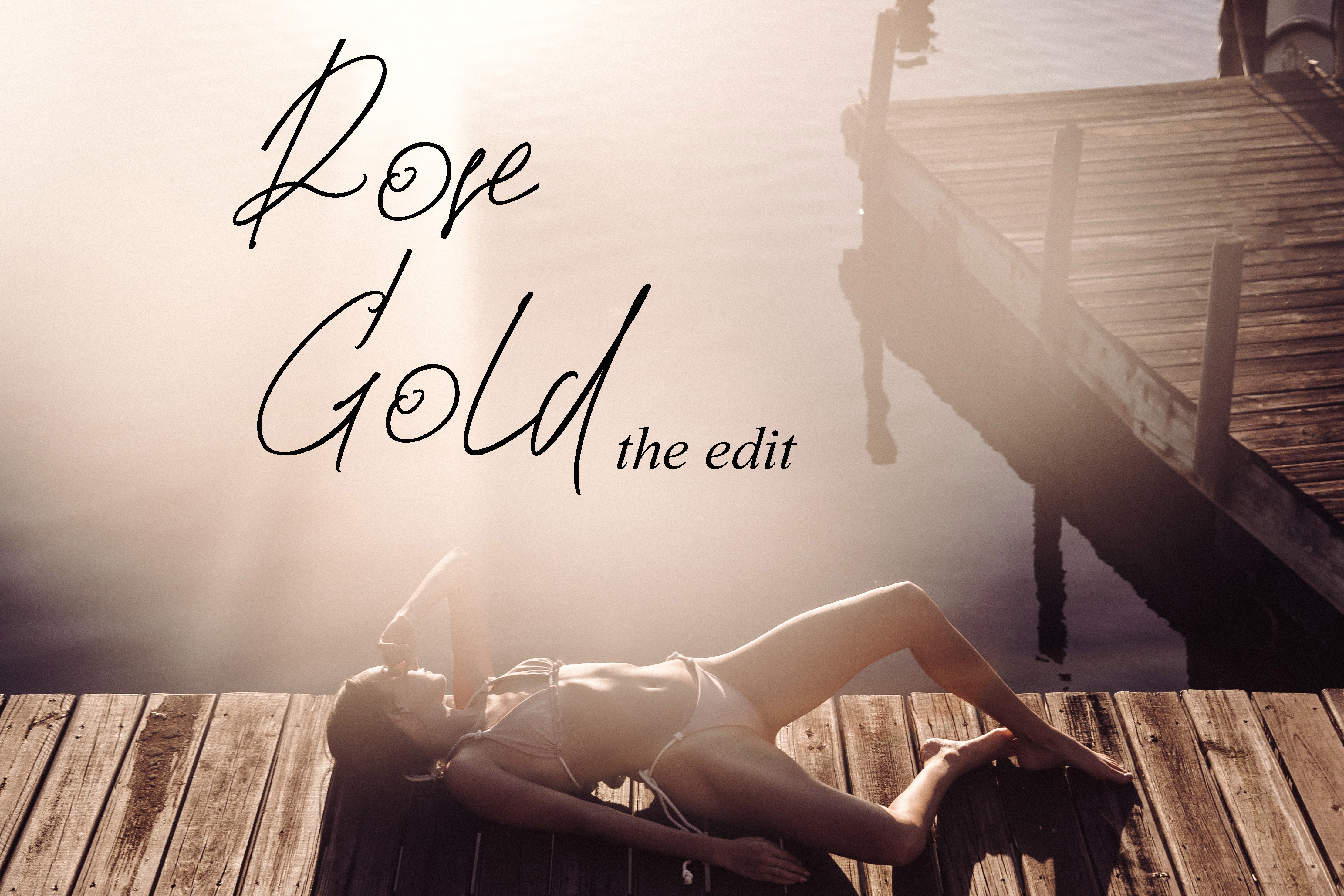 🌅 ROSE GOLD: THE EDIT.