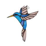 HUMMINGBIRD STAINED GLASS ORNAMENT
