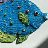 BLUE SPARKLE FISH MAGNET