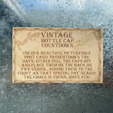 ANTIQUE STEEL DESKTOP SIGN